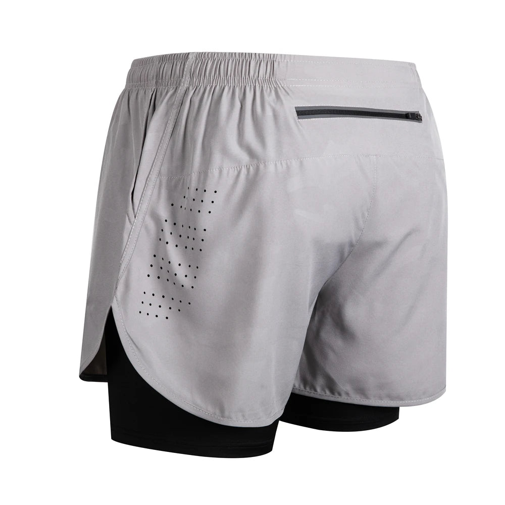 Shorts Air flow Branco e Preto