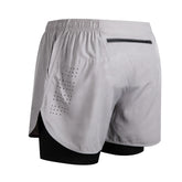 Shorts Air flow Branco e Preto
