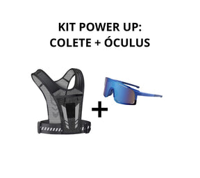 Kit Power UP Colete + Óculos